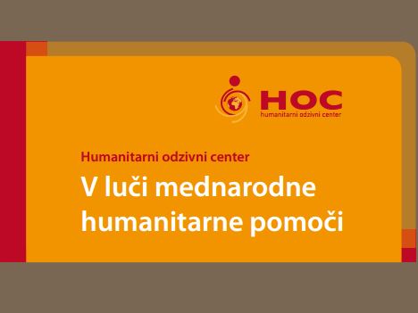 Humanitarni odzivni center. V luči mednarodne humanitarne pomoči