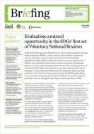 Evalvacija: zamujena priložnost v prvem nizu prostovoljnih nacionalnih ocen doseganja ciljev trajnostnega razvoja