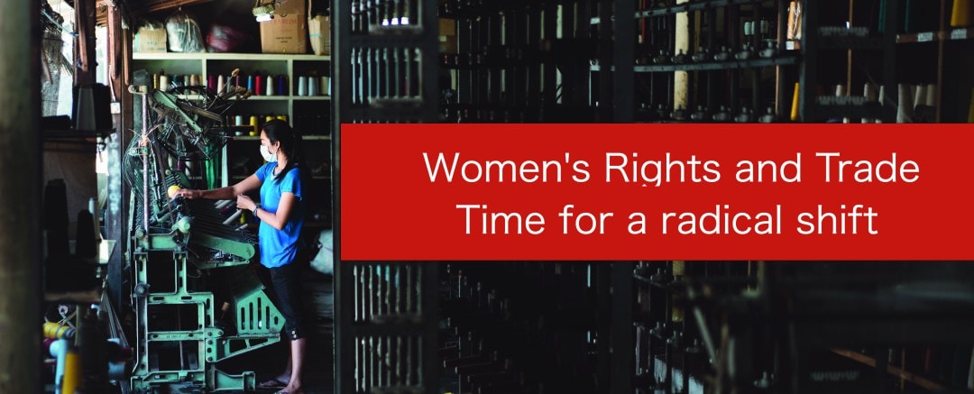 Pravice žensk in trgovina – čas za korenit premik