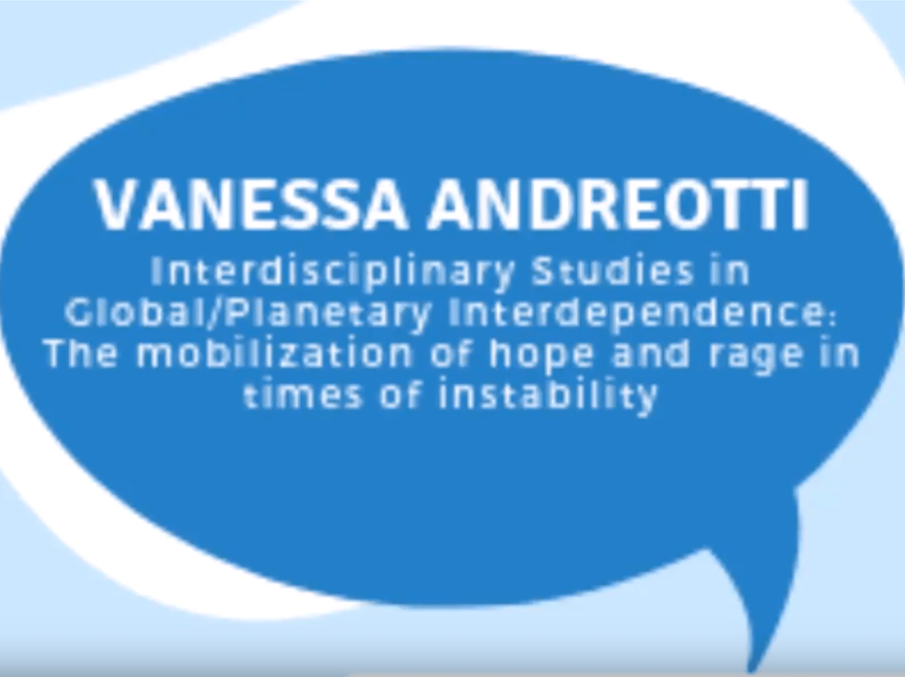 Spletno predavanje prof. Vanesse de Oliveira Andreotti o globalni pravičnosti v izobraževanju