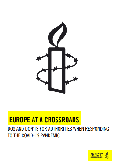 Amnesty International je objavil poročilo Evropa na razpotjih