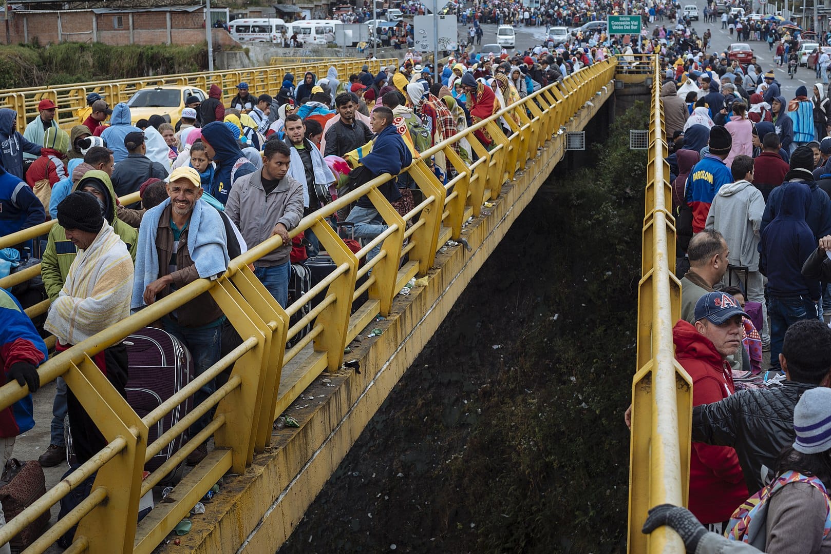 Venezuelski begunci leta 2018 na meji z Ekvadorjem. Foto ©UNICEF/ECU/Wikimedia Commons