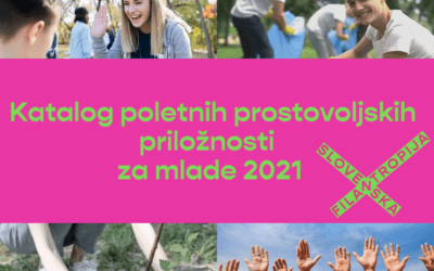Katalog poletnih prostovoljskih aktivnosti za mlade