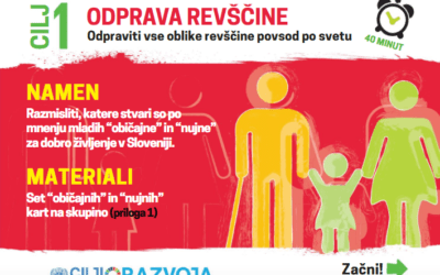 Kartice Cilji trajnostnega razvoja