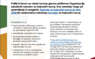 Politični forum na visoki ravni