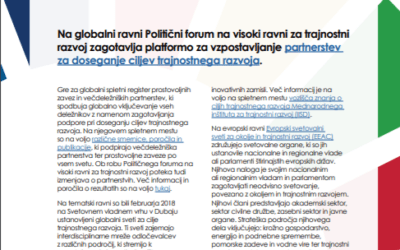 Partnerstva za trajnostni razvoj