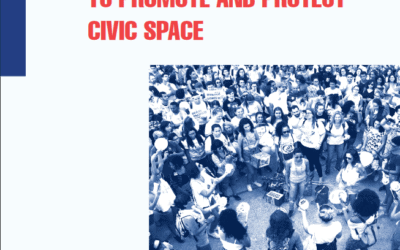 Realising the potential of goal 16 of the 2030 agenda to promote and protect civic space