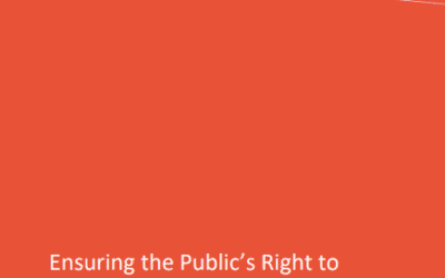 Ensuring the Public’s Right to Know in the COVID-19 Pandemic