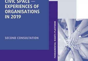 Civic Space – Experiences of Organisations in 2019