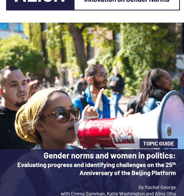 Gender norms and women in politics: Evaluating progress and identifying challenged on the 25th Anniversay of the Beijing Platform