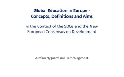 Global Education in Europe – Concepts, Definitions and Aims in the Context of the SDGs and the New European Consensus on Development