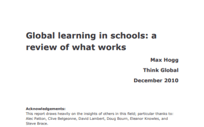 Global learning in schools: a review of what works