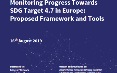 Monitoring Progress Towards SDG Target 4.7 in Europe:Proposed Framework and Tools