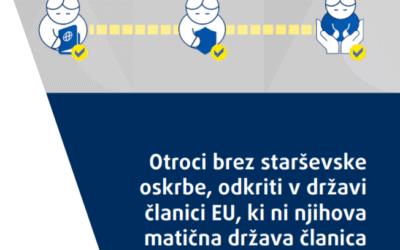 Otroci brez starševske oskrbe, odkriti v državi članici EU, ki ni njihova matična država članica. Priročnik za izboljšanje zaščite otrok s poudarkom na žrtvah trgovine z ljudmi