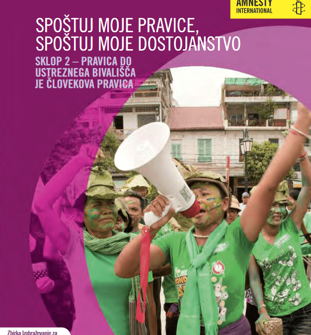 Spoštuj moje pravice, spoštuj moje dostojanstvo: Sklop 2 – pravica do ustreznega bivališča je človekova pravica