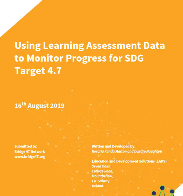 Using Learning Assessment Data to Monitor Progress for SDG Target 4.7