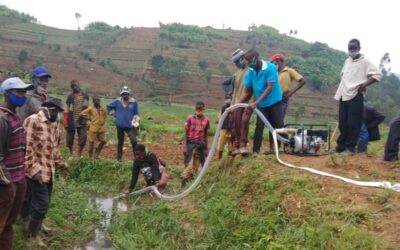 Nove vodne črpalke v Ruandi