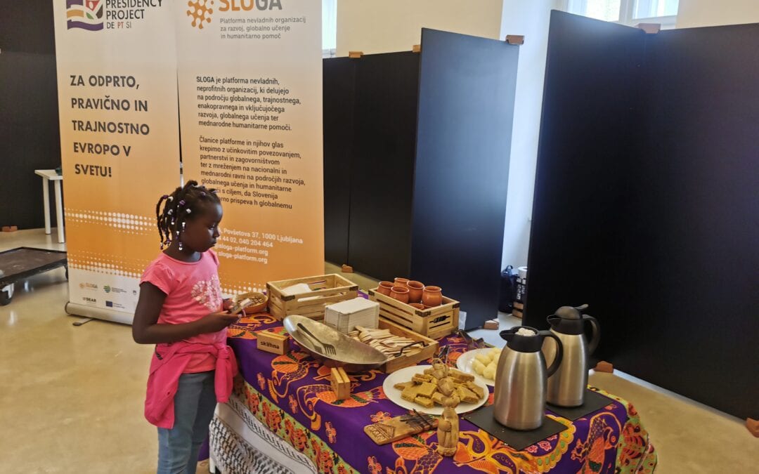 Na Tednu Afrike je sodelovala tudi Platforma SLOGA. Foto: SLOGA