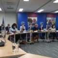 Mirovni inštitut na pogovoru s predstavniki Evropskega parlamenta. Foto: MI