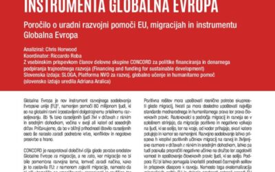 Poročilo o uradni razvojni pomoči, migracijah in instrumentu Globalna Evropa