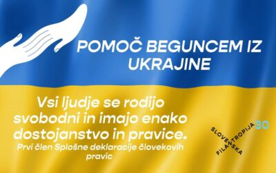 Slovenska filantropija na pomoč beguncem iz Ukrajine