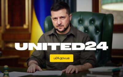 Ukrajinski predsednik zagnal platformo za zbiranje sredstev