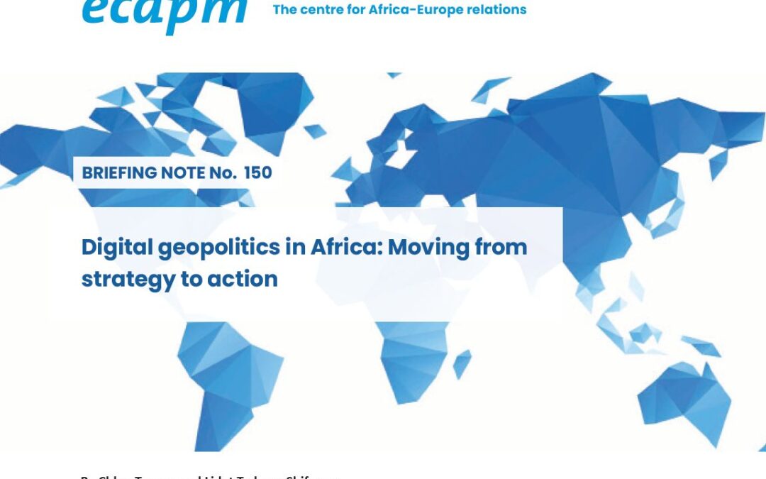 Poročilo ECDPM: Digitalna geopolitika v Afriki – premik od strategije k dejanjem