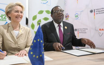 Evropska unija z Namibijo sklenila strateško partnerstvo na področju trajnostnih surovin in obnovljivega vodika