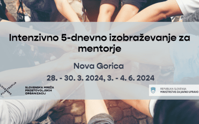 Intenzivno 5-dnevno izobraževanje za mentorje