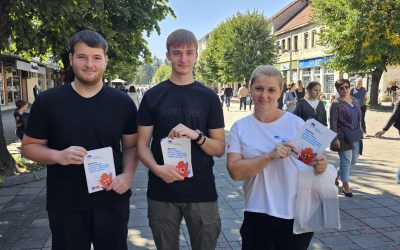Svetovni dan Alzheimerjeve bolezni prostovoljci Zavoda Krog preživeli v domovih zdravja in na ulicah mest na severu Črne Gore
