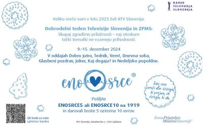 Dobrodelni teden Televizije Slovenija in Zveze prijateljev mladine Slovenije (ZPMS)