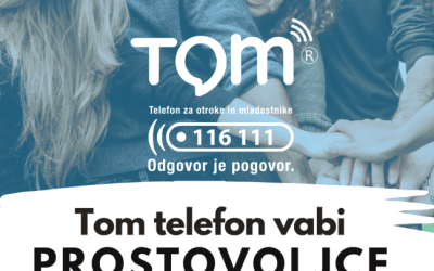 TOM Ljubljana išče nove prostovoljce in prostovoljke