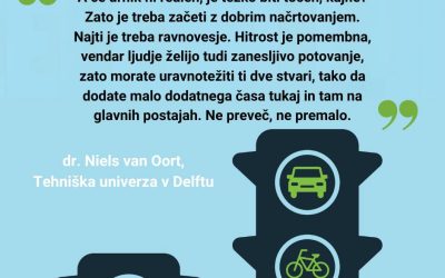 V oddaji Zelena luč tokrat o tem kam morajo ljudje čutiti, da bodo s spremembami v prometu nekaj pridobili