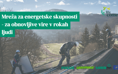 Mreža za energetske skupnosti – za obnovljive vire v rokah ljudi