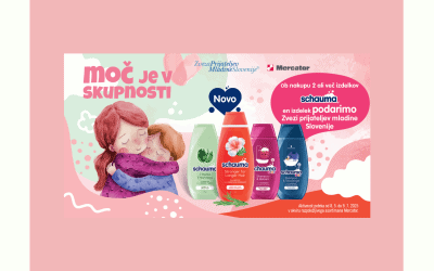PMS in Schauma skupaj v dobrodelni akciji »Moč je v skupnosti«