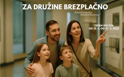 ZPMS tudi letos z akcijo »Za družine brezplačno« ob mednarodnem dnevu družin ‍‍‍