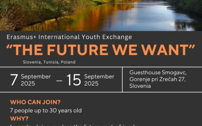 Mednarodna mladinska izmenjava “The Future We Want” bo septembra v Zrečah