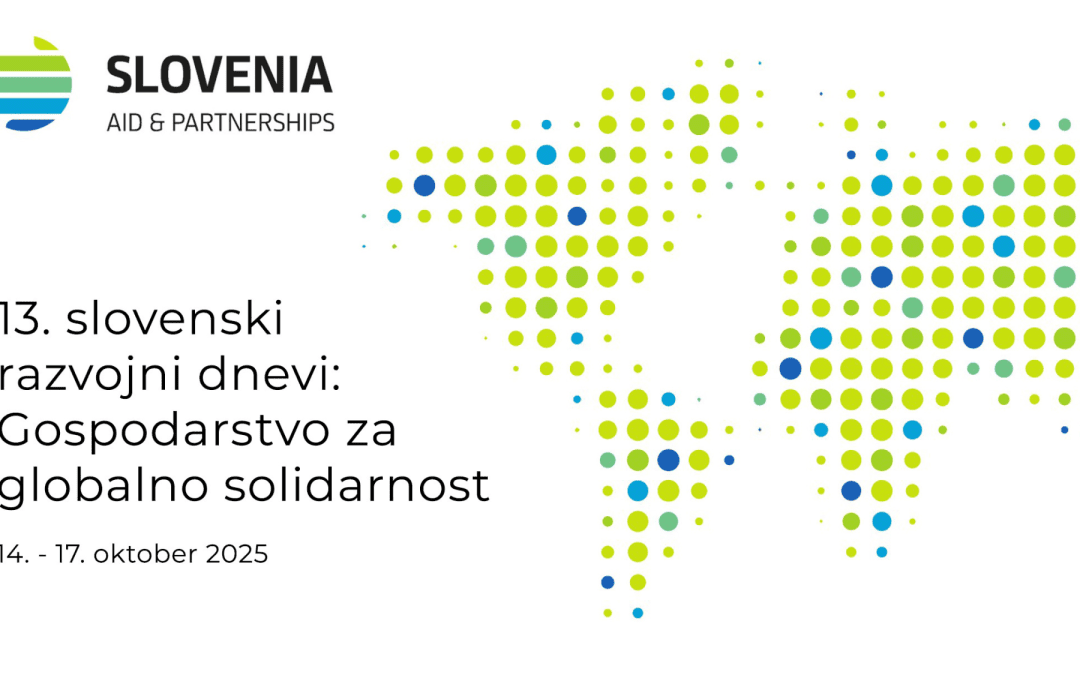 Slovenski razvojni dnevi, ministrstvo za zunanje in evropske zadeve, 13. SRD, 2025