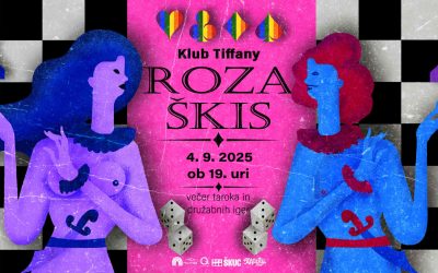 Roza Škis: večer taroka in družabnih iger v Klubu Tiffany