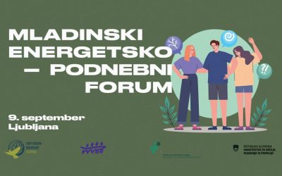 Vabilo na Mladinski energetsko-podnebni forum 2025