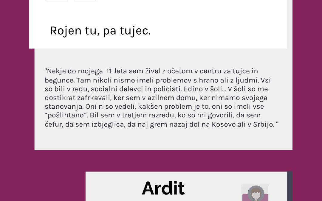 Mirovni inštitut predstavlja pretresljivo pričevanje izbrisanega prebivalca: “Rojen tukaj, pa tujec”