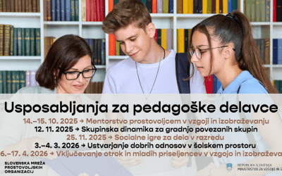 Slovenska filantropija z novimi usposabljanji za učitelje in svetovalce
