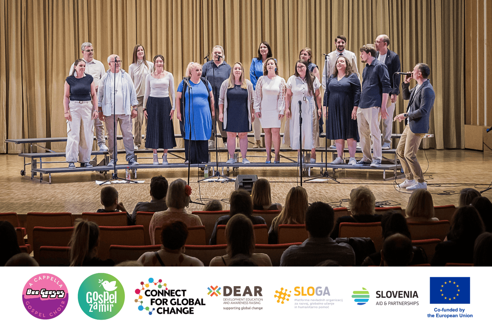 CFGC predstavitev projektov prvi sklop: Gospel za mir: glasba, ki povezuje in spreminja