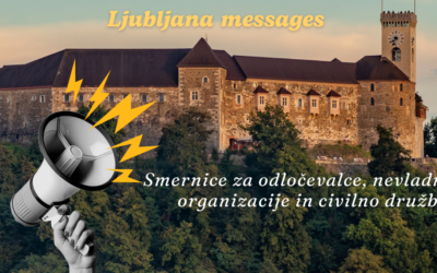 Ljubljana Messages: skupna sporočila za obrambo demokracije in prostora civilne družbe